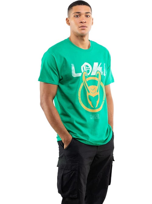 Loki - camiseta emblema de algodón para hombre - marvel - Kiabi