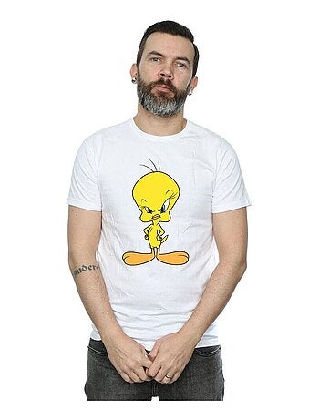 Looney Tunes - Camiseta Angry de Piolín de Algodón para Hombre
