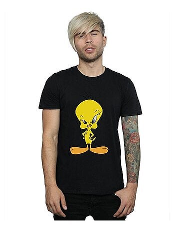 Looney Tunes - Camiseta Angry de Piolín de Algodón para Hombre
