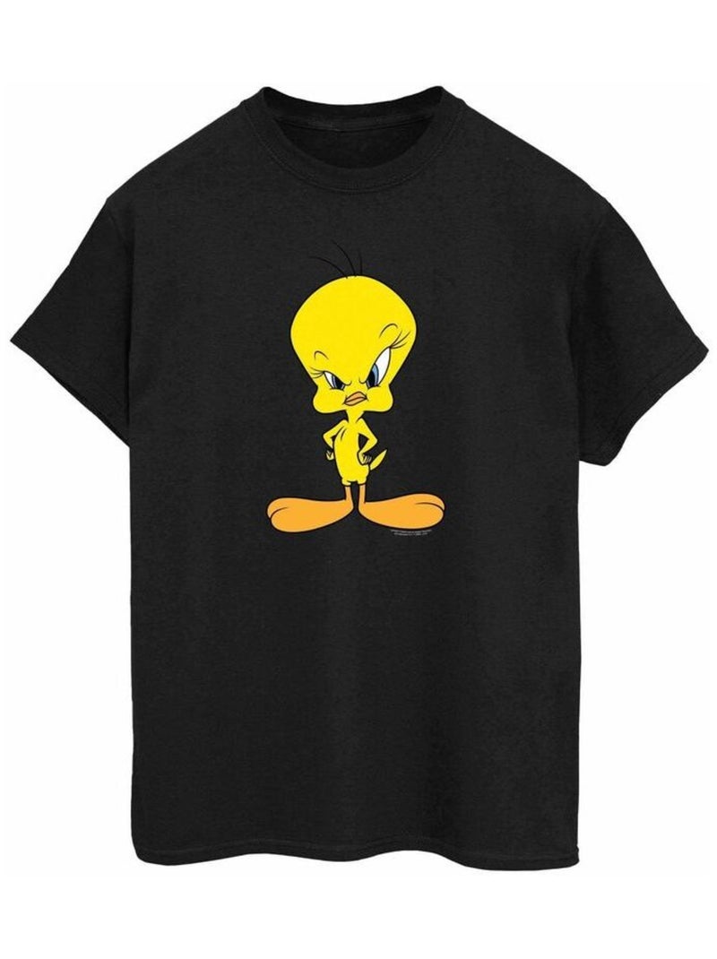 Looney Tunes - Camiseta Angry de Piolín de Algodón para Hombre Negro - Kiabi