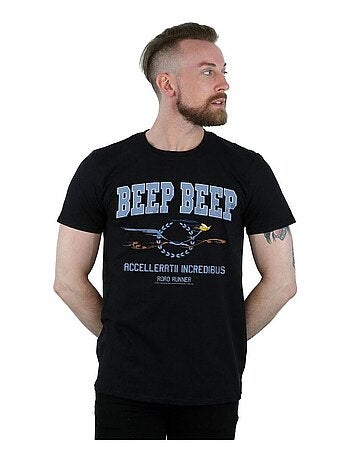 Looney Tunes - Camiseta Beep Beep de Correcaminos para Hombre