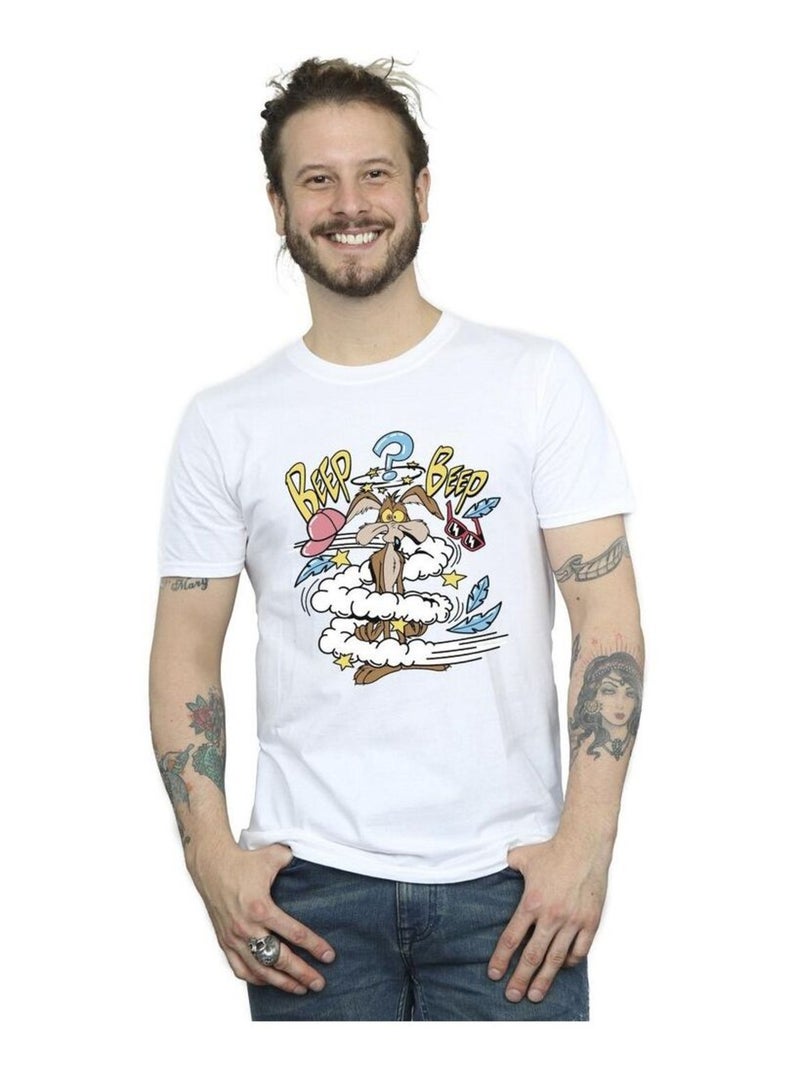 Looney Tunes - Camiseta de El Coyote Daze para Hombre Blanco - Kiabi