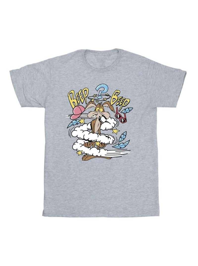 Looney Tunes - Camiseta de El Coyote Daze para Hombre Gris jaspeado - Kiabi