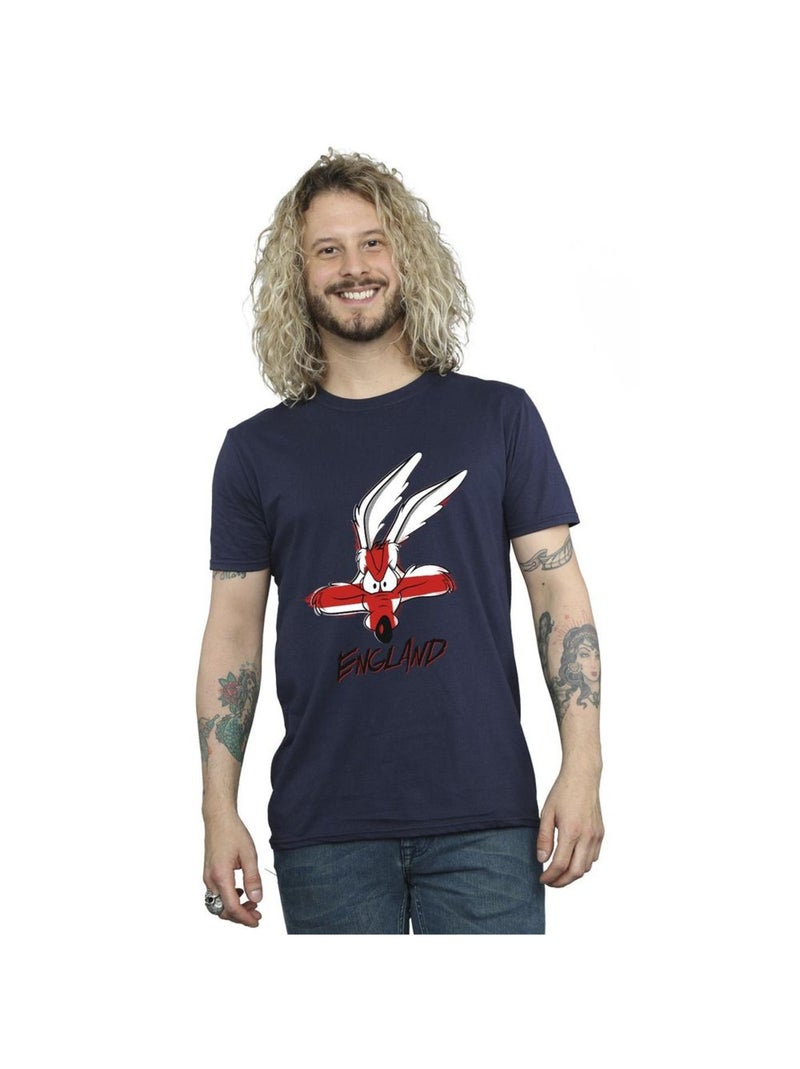 Looney Tunes - Camiseta de El Coyote Inglaterra para Hombre Azul marino - Kiabi