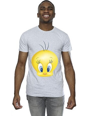 Looney Tunes - Camiseta de Piolín Cara para Hombre