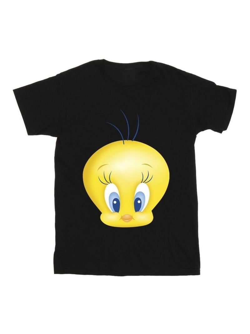 Looney Tunes - Camiseta de Piolín Cara para Hombre Negro - Kiabi