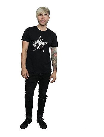 Looney Tunes - Camiseta de Silvestre Estrella Mono para Hombre