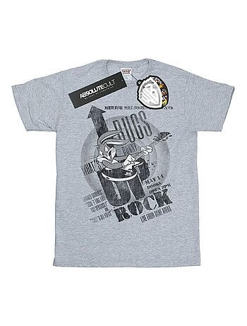 Looney Tunes - Camiseta What's Up Rock de Bugs Bunny para Hombre