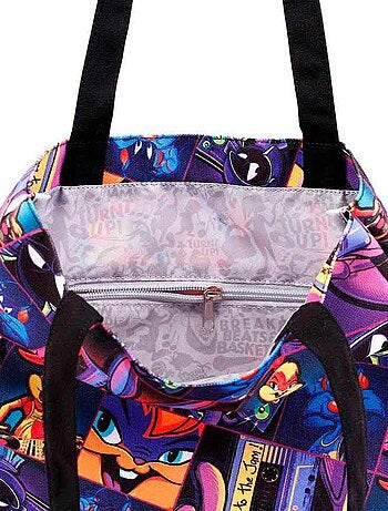 Looney Tunes Space Jam 2: A New Legacy Jam Bolsa de la Compra Tote Shopping Bag, Multicolor