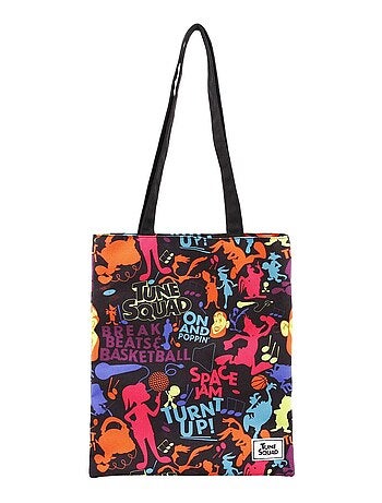 Looney Tunes Space Jam 2: A New Legacy Tune Squad Bolsa de la Compra Tote Shopping Bag, Multicolor