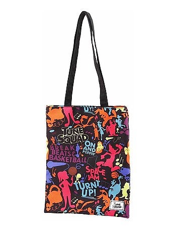 Looney Tunes Space Jam 2: A New Legacy Tune Squad Bolsa de la Compra Tote Shopping Bag, Multicolor