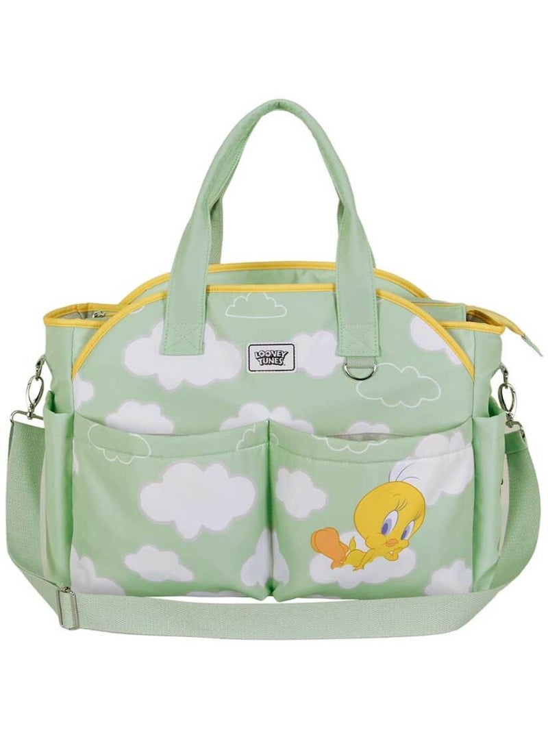 Looney Tunes Tweety (Piolín) Clouds Bolso para Carro de Bebé Mommy, Verde Verde - Kiabi