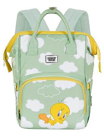 Looney Tunes Tweety (Piolín) Clouds Mochila Mommy, Verde