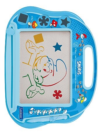 Los Pitufos Tablero de dibujo magnético multicolor con accesorios Formato A5