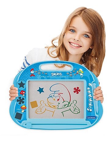 Los Pitufos Tablero de dibujo magnético multicolor con accesorios Formato A5