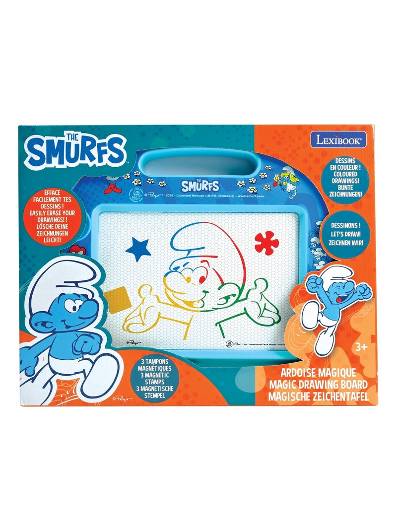 Los Pitufos Tablero de dibujo magnético multicolor con accesorios Formato A5 N/D - Kiabi