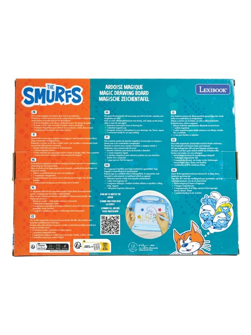 Los Pitufos Tablero de dibujo magnético multicolor con accesorios Formato A5 - Kiabi