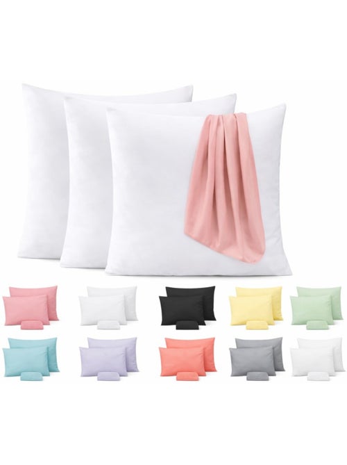 Lot de 12 fundas de almohada de algodón couleurs aléatoires promo linge - Kiabi Lot de 12 fundas de almohada de algodón couleurs aléatoires promo linge - Kiabi