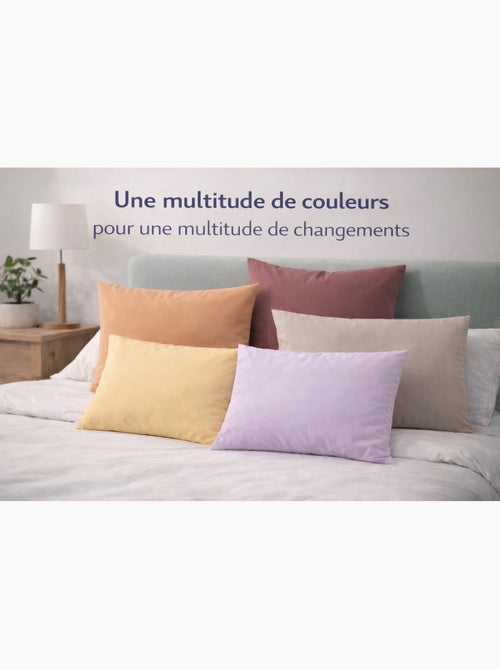 Lot de 12 fundas de almohada de algodón couleurs aléatoires promo linge - Kiabi Lot de 12 fundas de almohada de algodón couleurs aléatoires promo linge - Kiabi