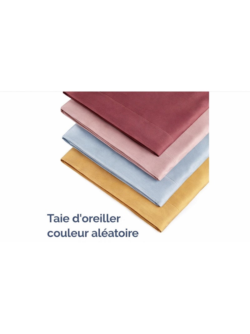 Lot de 12 fundas de almohada de algodón couleurs aléatoires promo linge Multicolor - Kiabi