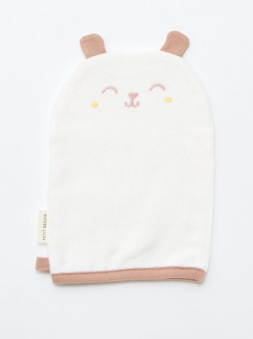 Lote capa de baño + manopla 'Petit Béguin' - Kiabi Lote capa de baño + manopla 'Petit Béguin' - Kiabi