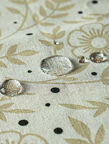 Lote de 1 mantel cuadrado + 2 servilletas con estampado floral