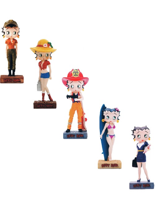 Lote de 10 figuras betty boop show de resina pintadas a mano – aprox. 15 cm - Kiabi Lote de 10 figuras betty boop show de resina pintadas a mano – aprox. 15 cm - Kiabi