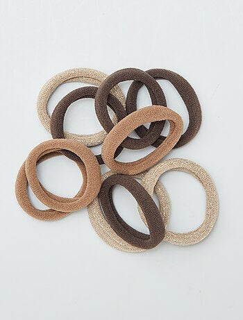 Lote de 10 gomas para el pelo