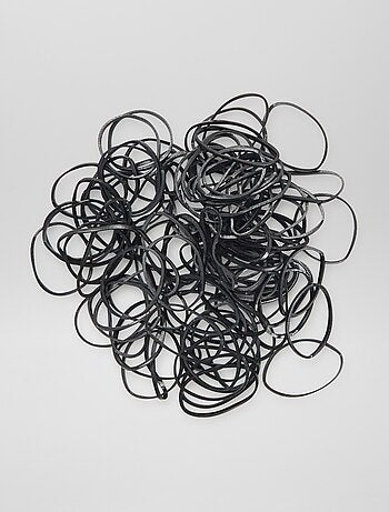 Lote de 100 gomas elásticas de colores