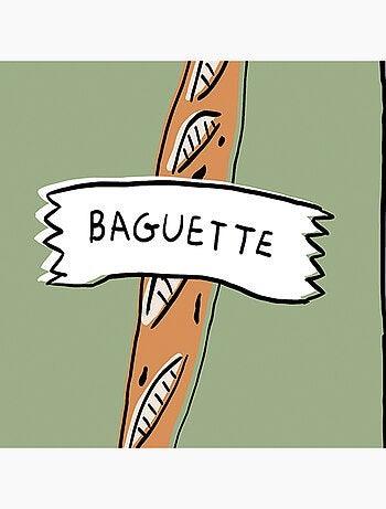 Lote de 15 servilletas baguette