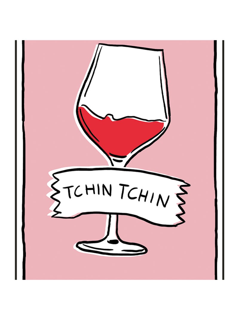 Lote de 15 servilletas de papel "Tchin Tchin Rosa - Kiabi