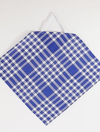 Lote de 2 baberos de algodón con estampado de cuadros vichy CLEAN KID