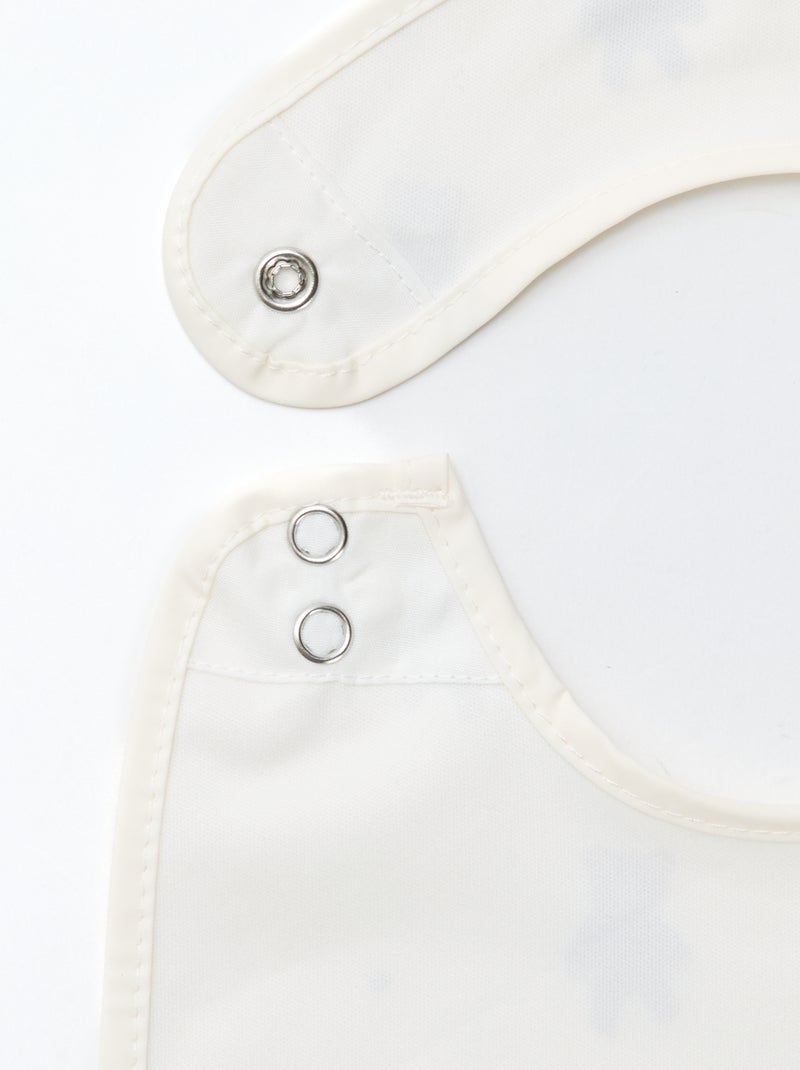 Lote de 2 baberos impermeables con estampado Marron - Kiabi