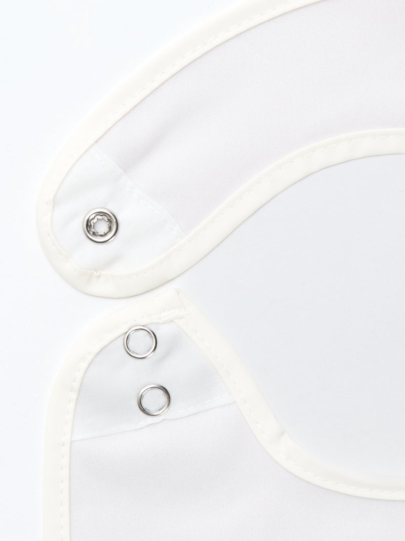 Lote de 2 baberos impermeables con estampado Purpura - Kiabi