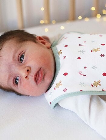 Lote de 2 baberos nacimiento de Navidad