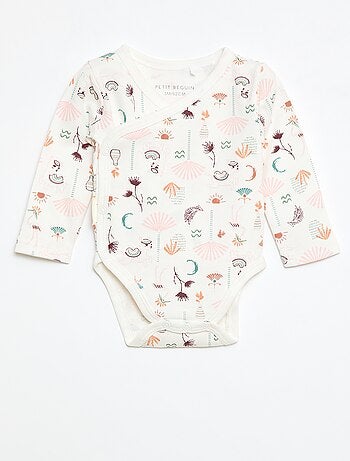 Lote de 2 bodies cruzados 'Petit Beguin'