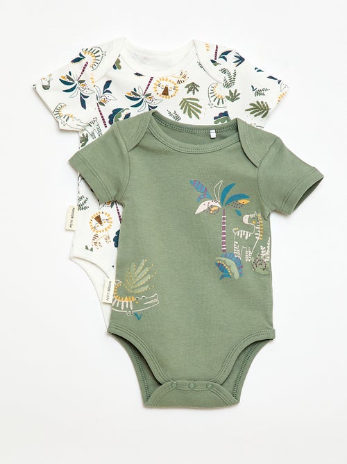 Lote de 2 bodies de manga corta - Kiabi