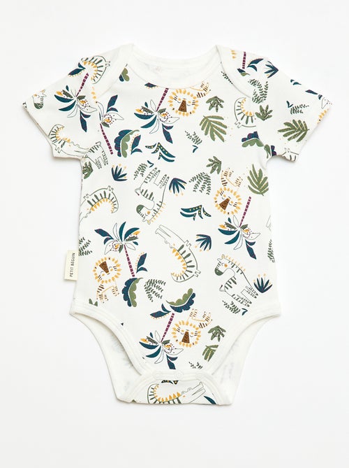 Lote de 2 bodies de manga corta - Kiabi