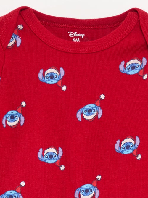 Lote de 2 bodies 'Stitch' 'Disney' - Kiabi