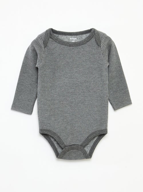 Lote de 2 bodies termorreguladores de punto - Kiabi