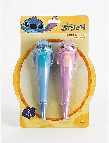 Lote de 2 bolígrafos tinta verde ergonómicos stitch disney