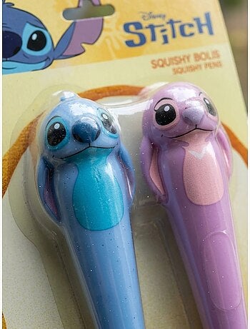 Lote de 2 bolígrafos tinta verde ergonómicos stitch disney