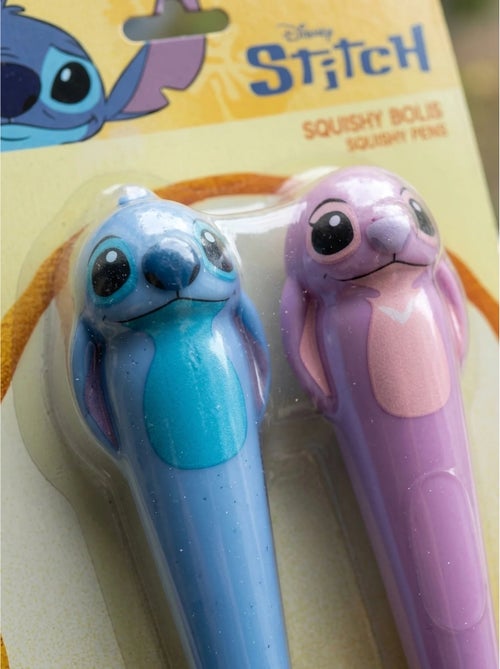 Lote de 2 bolígrafos tinta verde ergonómicos stitch disney - Kiabi Lote de 2 bolígrafos tinta verde ergonómicos stitch disney - Kiabi