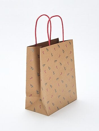 Lote de 2 bolsas de papel