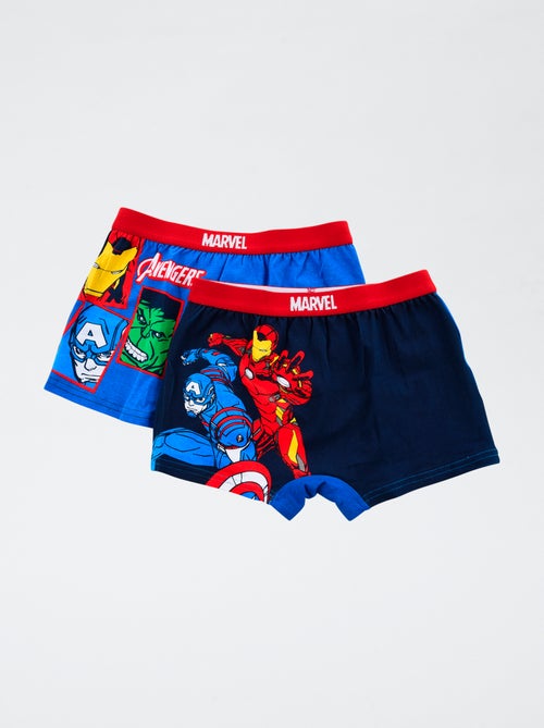 Lote de 2 bóxers 'Suncity' 'Marvel' 'Avengers' de algodón - Kiabi