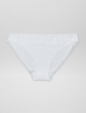 Pack de 2 braguitas de algodón