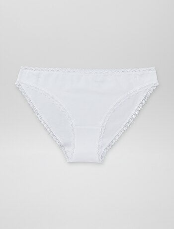 Pack de 2 braguitas de algodón