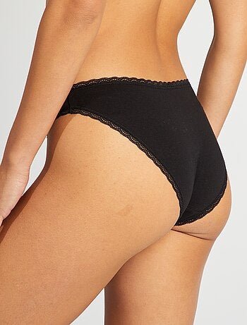 Pack de 2 braguitas de algodón