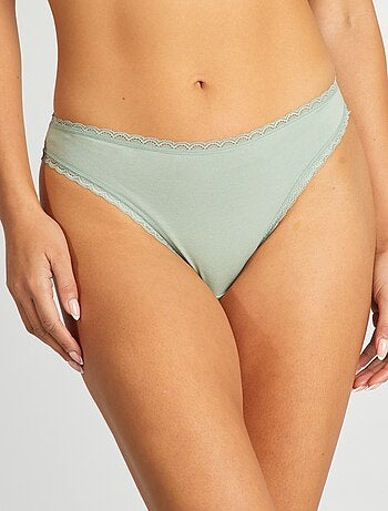 Pack de 2 braguitas de algodón