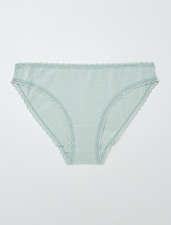 Pack de 2 braguitas de algodón